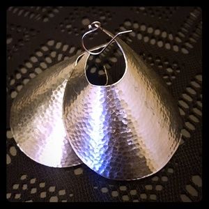 Silver earrings